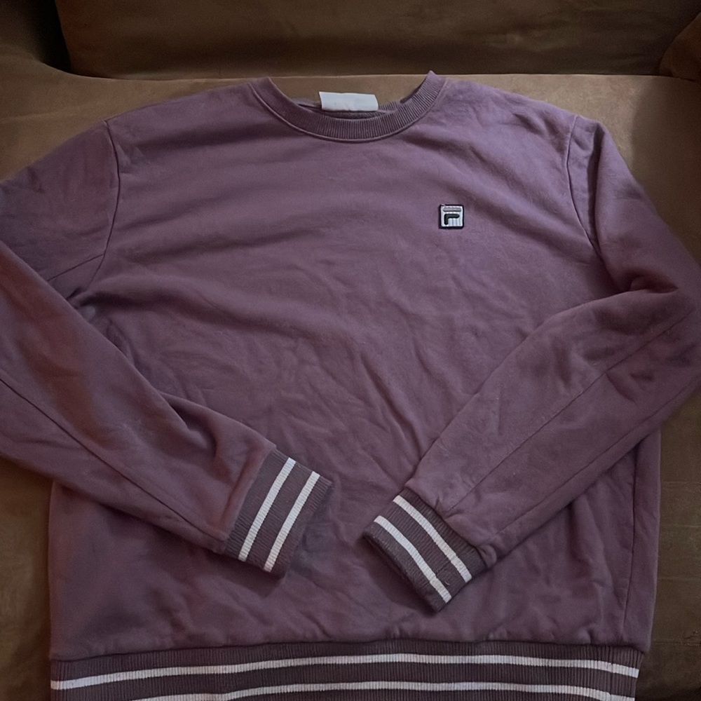Plum FILA XL crew neck